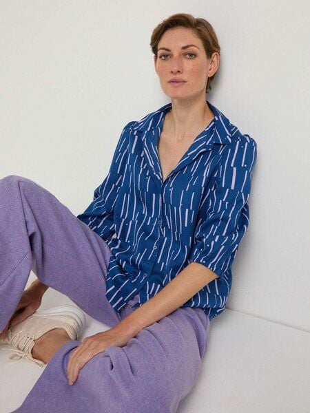 LANIUS 3/4 Bluse Print Irregular aus TENCEL Lyocell von LANIUS