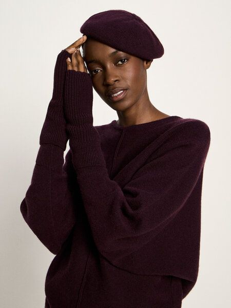 LANIUS Barett Mütze aus Bio-Schurwolle und Bio-Baumwolle von LANIUS