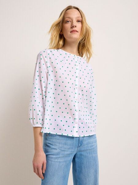 LANIUS Bluse Print Polka Dots aus Bio-Baumwolle von LANIUS