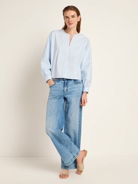 LANIUS Bluse mit Kräuseln (GOTS) aus Bio-Baumwolle von LANIUS