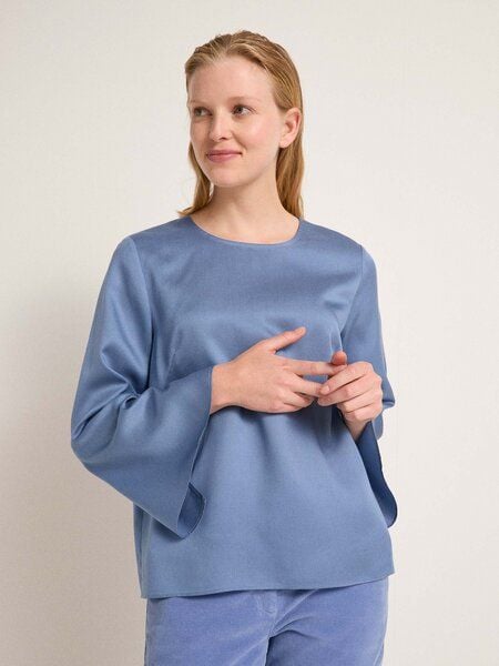 LANIUS Bluse mit Schlitzen aus TENCEL Lyocell von LANIUS