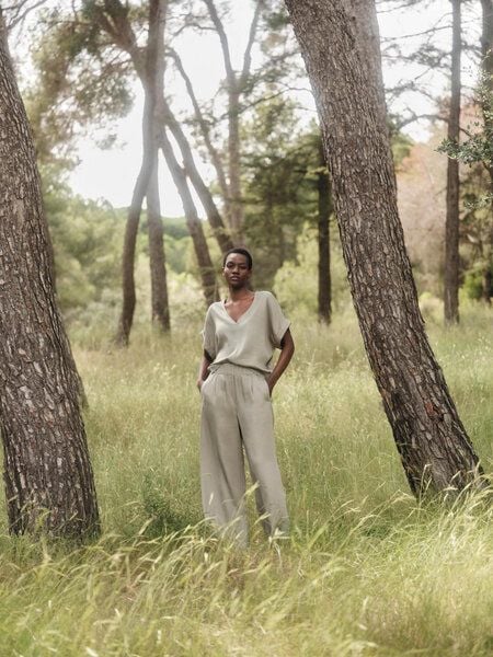 LANIUS Blusenshirt aus Tencel Lyocell von LANIUS