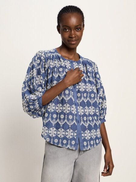 LANIUS Blusenshirt mit Kräuseln von LANIUS