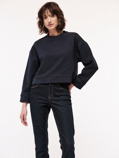 LANIUS Boxy-Sweatshirt aus Bio-Baumwolle LANIUS Boxy-Sweatshirt aus Bio-Baumwolle von LANIUS