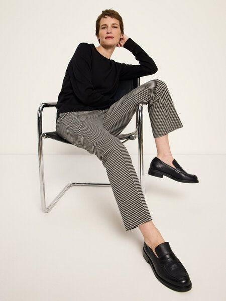 LANIUS Hahnentritt Hose (GOTS) von LANIUS