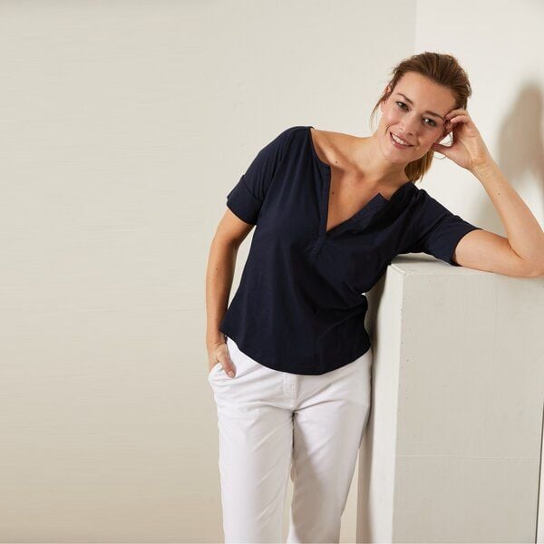 LANIUS Halbarmshirt aus Bio-Baumwolle GOTS von LANIUS