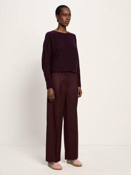 LANIUS Hose mit Bundfalte aus Bio-Schurwolle von LANIUS