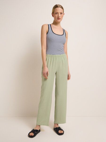LANIUS Hose mit weitem Bein aus TENCEL Modal und recyceltem Polyester von LANIUS