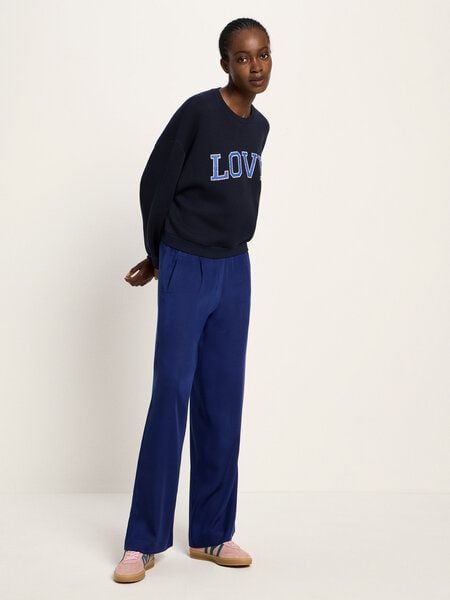 LANIUS Hose mit weitem Bein aus TENCEL von LANIUS