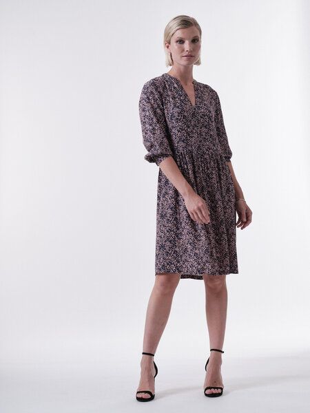 LANIUS Kleid Print Minimal aus LENZING ECOVERO von LANIUS