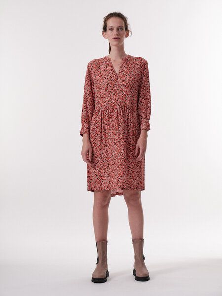LANIUS Kleid Print Minimal aus LENZING ECOVERO von LANIUS