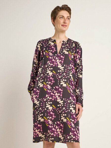 LANIUS Kleid mit Kräuseln aus TENCEL Lyocell von LANIUS