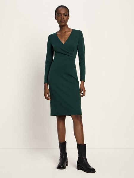 LANIUS Kleid mit Wickelopik aus TENCEL und Bio-Baumwolle von LANIUS