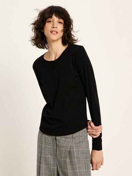 LANIUS Langarmshirt (GOTS) aus Bio-Schurwolle von LANIUS