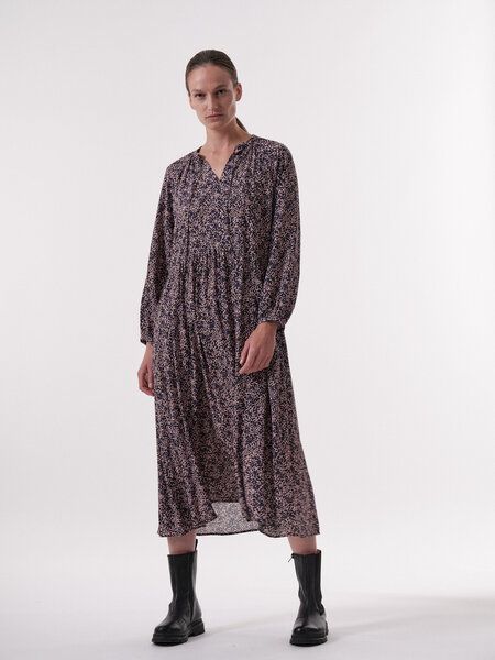 LANIUS Maxikleid Print Minimal aus LENZING ECOVERO von LANIUS