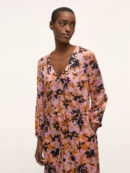 LANIUS Maxikleid Print Powerful Bloom aus TENCEL von LANIUS