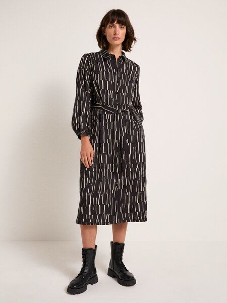 LANIUS Midikleid Print Irregular aus TENCEL Lyocell von LANIUS