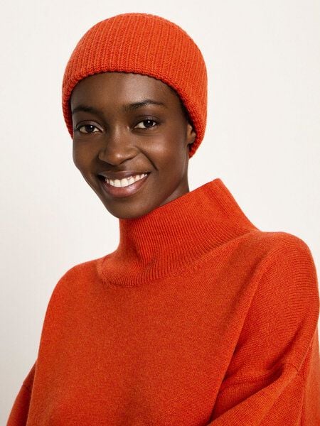 LANIUS Mütze aus Bio-Schurwolle von LANIUS