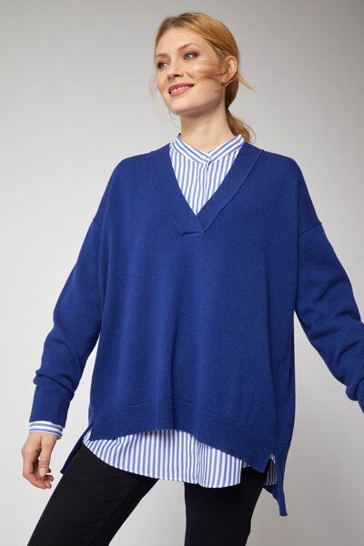 LANIUS OVERSIZE-PULLOVER aus Bio-Schurwolle von LANIUS