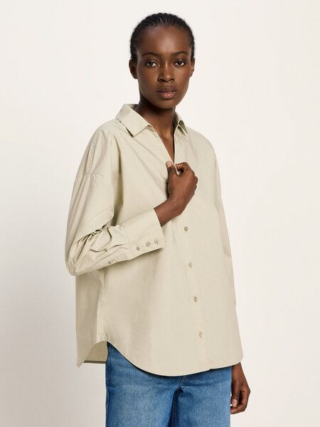LANIUS Oversize Hemdbluse (GOTS) aus Bio-Baumwolle von LANIUS