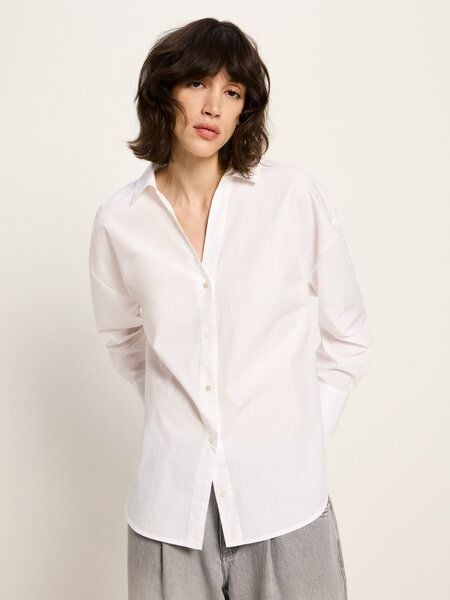 LANIUS Oversize Hemdbluse (GOTS) aus Bio-Baumwolle von LANIUS