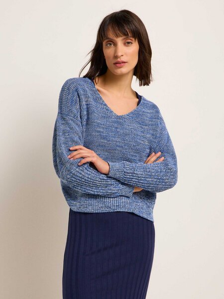 LANIUS Pullover mit Strukturdetails aus Bio-Baumwolle von LANIUS