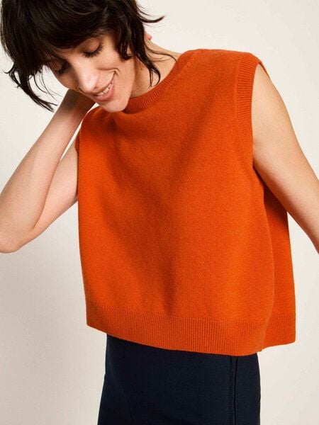 LANIUS Pullunder (GOTS) aus Bio-Schurwolle von LANIUS