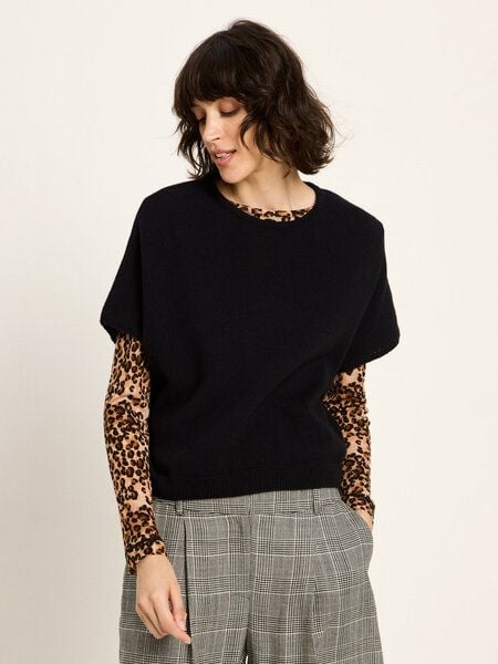 LANIUS Pullunder aus Bio-Schurwolle und Bio-Baumwolle von LANIUS