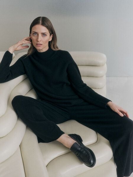 LANIUS Rippen Pullover aus Bio-Merinowolle von LANIUS