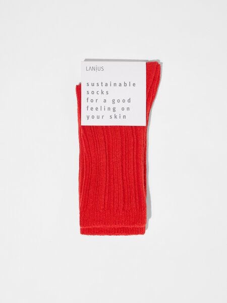 LANIUS Rippenstrick Socken aus Bio-Baumwolle und Bio-Schurwolle LANIUS Rippenstrick Socken aus Bio-Baumwolle und Bio-Schurwolle von LANIUS