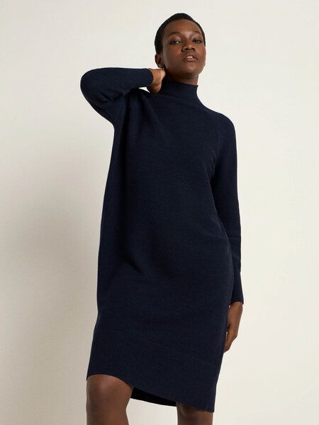 LANIUS Rollkragenkleid aus Bio-Merinowolle von LANIUS