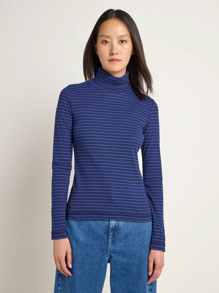 LANIUS Rollkragenshirt mit Streifen aus Bio-Baumwolle von LANIUS