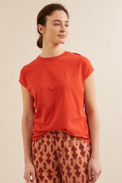 LANIUS Shirt mit überschnittener Schulter aus Bio-Baumwolle GOTS LANIUS Shirt mit überschnittener Schulter aus Bio-Baumwolle GOTS von LANIUS