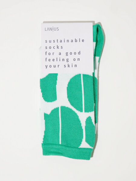 LANIUS Socken Print Graphic Dots aus Bio-Baumwolle von LANIUS