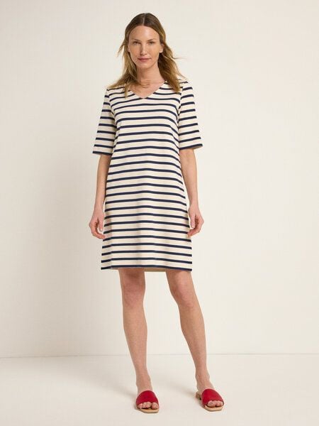 LANIUS Streifenkleid (GOTS) aus Bio-Baumwolle von LANIUS