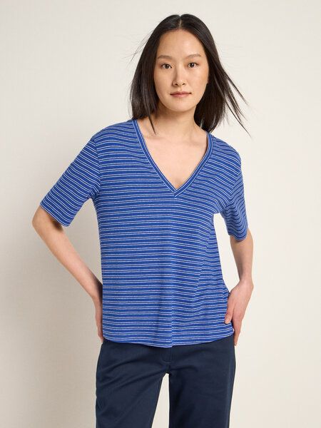 LANIUS Streifenshirt (OCS) aus Hanf und Bio-Baumwolle von LANIUS