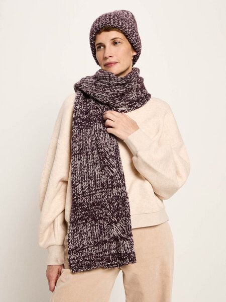 LANIUS Strickschal aus Bio-Schurwolle und Bio-Baumwolle von LANIUS