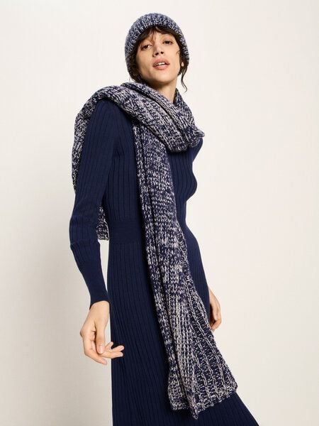 LANIUS Strickschal aus Bio-Schurwolle und Bio-Baumwolle von LANIUS