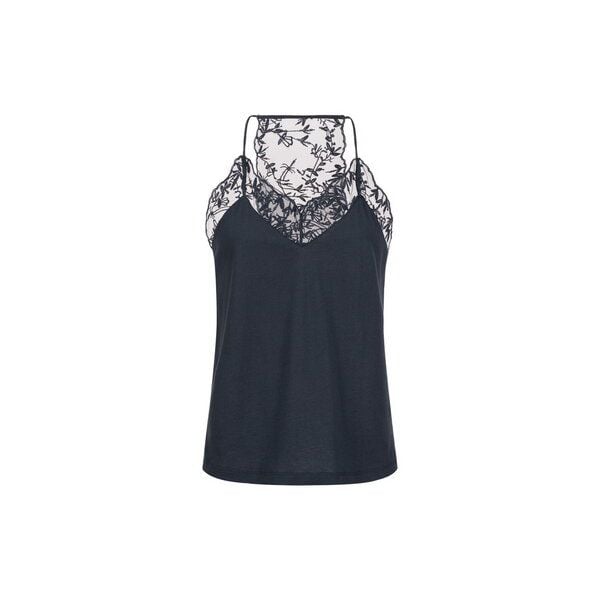 LANIUS Top mit Spitze aus Bio-Baumwolle von LANIUS