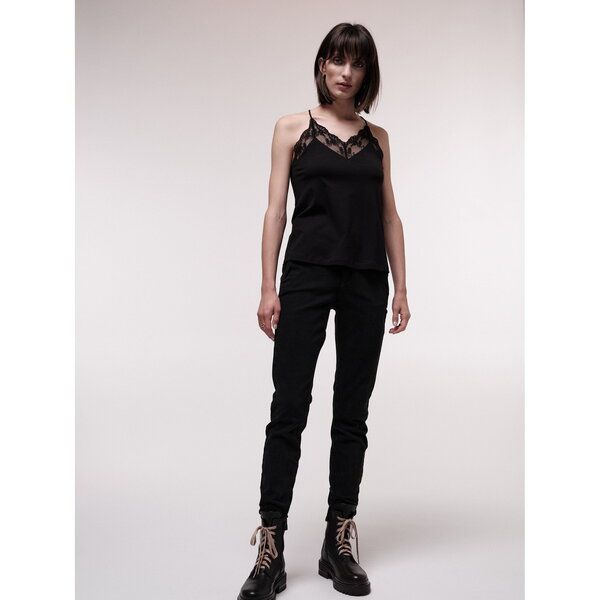 LANIUS Top mit Spitze von LANIUS