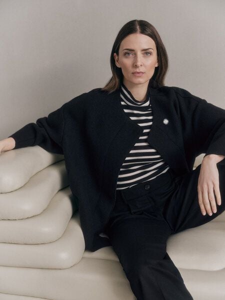 LANIUS Walkjacke aus Bio-Schurwolle von LANIUS