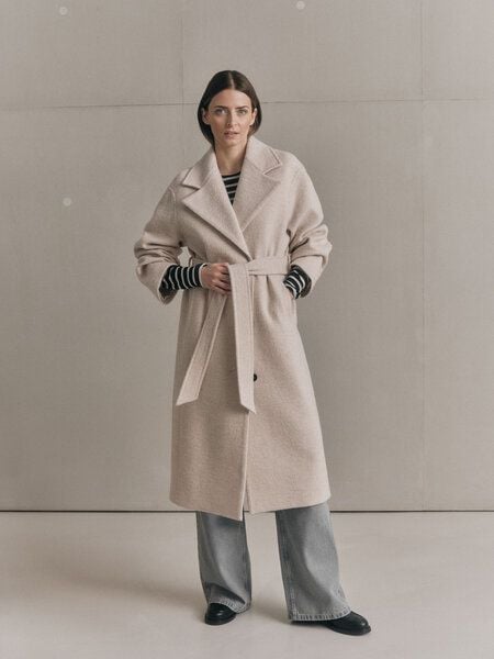 LANIUS Walkmantel mit Revers (GOTS) von LANIUS