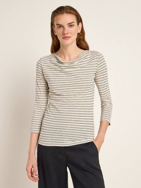 LANIUS Wasserfallshirt (OCS) aus Hanf und Bio-Baumwolle von LANIUS