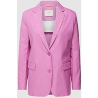 Lanius Blazer mit Pattentaschen in Fuchsia, Größe 36 von LANIUS