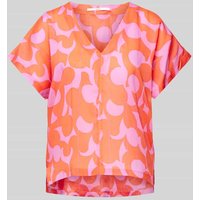 Lanius Blusenshirt mit Allover-Print in Pink, Größe 36 von LANIUS