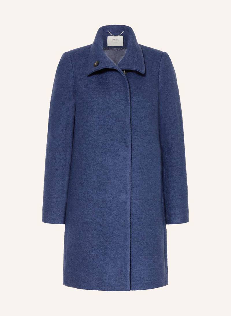 Lanius Bouclé-Mantel blau von LANIUS