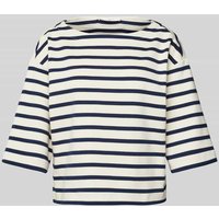 Lanius T-Shirt mit U-Boot-Ausschnitt in Offwhite, Größe 38 Lanius T-Shirt mit U-Boot-Ausschnitt in Offwhite, Größe 38 von LANIUS