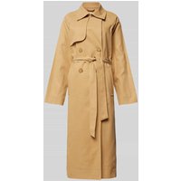 Lanius Trenchcoat mit Bindegürtel in Beige, Größe 36 von LANIUS