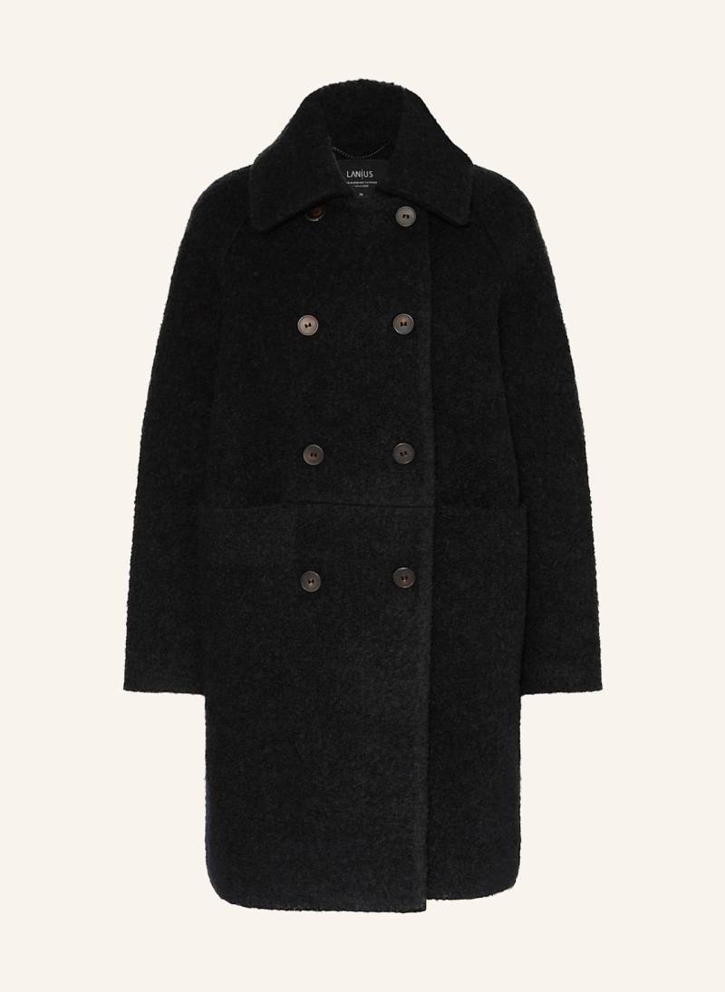 Lanius Wollmantel schwarz von LANIUS
