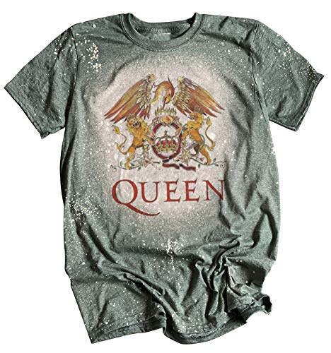 Vintage Queen T-Shirt The Show Must Go On Summer Funny Freddie Mercury Graphic Tees Top für Musikliebhaber - - XX-Large von LANMERTREE